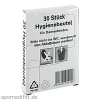 Hygienebeutel PE Dispenserbox, 30 Stück, Brinkmann Medical Ein Unternehmen der Dr. Junghans Medical GmbH