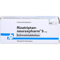 Rizatriptan-neuraxpharm 5 mg, 6 st, neuraxpharm Arzneimittel GmbH