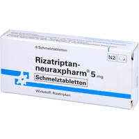 Rizatriptan-neuraxpharm 5 mg, 6 st, neuraxpharm Arzneimittel GmbH
