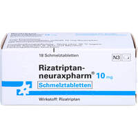 Rizatriptan-neuraxpharm 10 mg, 18 st, neuraxpharm Arzneimittel GmbH