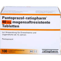 Pantoprazol-ratiopharm 40mg magsaftres Tabletten, 100 st, ratiopharm GmbH