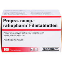 Propra comp.-ratiopharm Filmtabletten, 100 st, ratiopharm GmbH