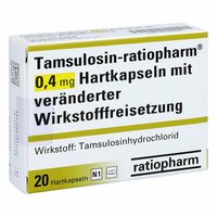 Tamsulosin-ratio 0.4mg Hartk.m.ver&auml;.Wirkstofffrei., 20 Stk., ratiopharm GmbH