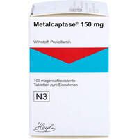 Metalcaptase 150MG, 100 st, Heyl Chem.-Pharm. Fabrik GmbH & Co. KG