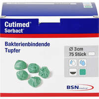 Cutimed Sorbact Tupfer walnussgro&szlig;, 75 st, Bsn Medical GmbH