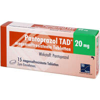 Pantoprazol TAD 20mg magensaftresistente Tabletten, 15 Stk., TAD Pharma GmbH