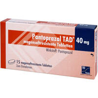 Pantoprazol TAD 40mg magensaftresistente Tabletten, 15 Stk., TAD Pharma GmbH