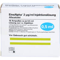 EinsAlpha Injektionslösung, 10x0.5 ml, Cheplapharm Arzneimittel GmbH