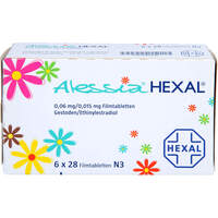 Alessia HEXAL 0.06mg/0.015mg Filmtabletten, 6x28 st, HEXAL AG