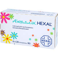 Alessia HEXAL 0.06mg/0.015mg Filmtabletten, 6x28 st, HEXAL AG