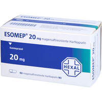 Esomep 20mg magensaftresistente Hartkapseln, 90 st, HEXAL AG