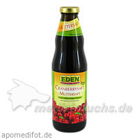 CRANBERRY SAFT Bio Muttersaft EDEN, 750 ml, Bergland-Pharma GmbH & Co. KG