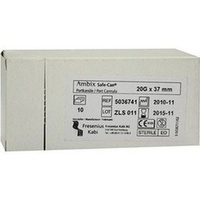 SAFE CAN 20 G 37 mm Portkan.gerade, 10 st, Fresenius Kabi Deutschland GmbH