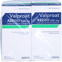 Valproat Aristo 600 mg magensaftresistente Filmtbl, 200 st, Aristo Pharma GmbH