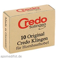 Credo Ersatzklingen zum CREDO-Hornhauthobel 4744, 10 Stück, Credo-Stahlwarenfabr.Gustav Kracht