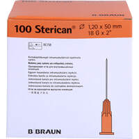 Sterican 18GX2 Kanülen 1.2X50mm, 100 st, B. Braun Melsungen AG