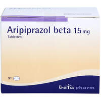 Aripiprazol beta 15 mg Tabletten, 91 Stk., betapharm Arzneimittel GmbH