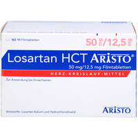 Losartan HCT Aristo 50mg/12.5mg Filmtabletten, 98 st, Aristo Pharma GmbH