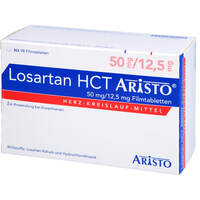 Losartan HCT Aristo 50mg/12.5mg Filmtabletten, 98 st, Aristo Pharma GmbH