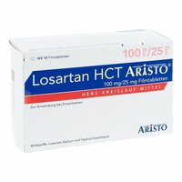 Losartan HCT Aristo 100mg/25mg Filmtabletten, 98 st, Aristo Pharma GmbH