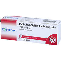 PVP-Jod Salbe Lichtenstein, 100 g, Zentiva Pharma GmbH