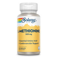 L-Methionin 500mg Solaray, 30 st, Supplementa GmbH