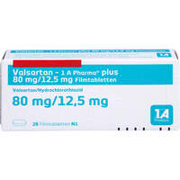 Valsartan - 1 A Pharma plus 80/12.5mg Filmtabl., 28 st, 1 A Pharma GmbH