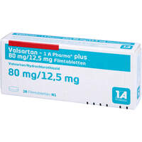 Valsartan - 1 A Pharma plus 80/12.5mg Filmtabl., 28 st, 1 A Pharma GmbH