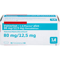 Valsartan - 1 A Pharma plus 80/12.5mg Filmtabl., 56 st, 1 A Pharma GmbH