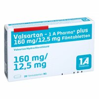 Valsartan - 1 A Pharma plus 160/12.5mg Filmtabl., 28 st, 1 A Pharma GmbH