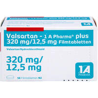 Valsartan - 1 A Pharma plus 320/12.5mg Filmtabl., 56 st, 1 A Pharma GmbH