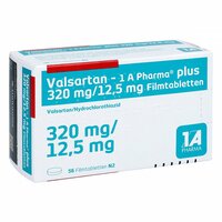 Valsartan - 1 A Pharma plus 320/12.5mg Filmtabl., 56 st, 1 A Pharma GmbH