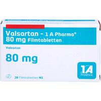 Valsartan - 1 A Pharma 80mg Filmtabletten, 28 st, 1 A Pharma GmbH