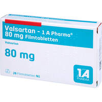 Valsartan - 1 A Pharma 80mg Filmtabletten, 28 st, 1 A Pharma GmbH