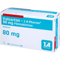 Valsartan - 1 A Pharma 80mg Filmtabletten, 56 st, 1 A Pharma GmbH