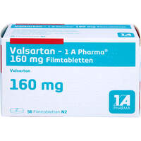 Valsartan - 1 A Pharma 160mg Filmtabletten, 56 st, 1 A Pharma GmbH