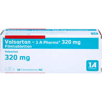 Valsartan - 1 A Pharma 320mg Filmtabletten, 56 st, 1 A Pharma GmbH