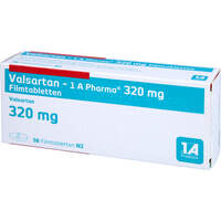 Valsartan - 1 A Pharma 320mg Filmtabletten, 56 st, 1 A Pharma GmbH