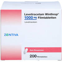 Levetiracetam Winthrop 1000mg Filmtabletten, 200 st, Zentiva Pharma GmbH
