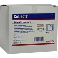 Cutisoft Schlitz Vlieskompressen, 50 × 2 Stück, Bsn Medical GmbH