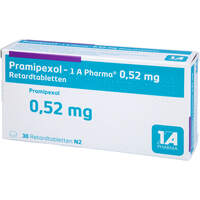 Pramipexol - 1 A Pharma 0.52 mg Retardtabletten, 30 Stk., 1 A Pharma GmbH