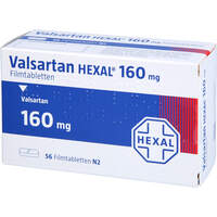 VALSARTAN HEXAL 160MG FILMTABLETTEN, 56 Stk., HEXAL AG