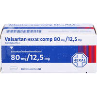VALSARTAN HEXAL COMP 80MG/12.5MG FILMTABLETTEN, 98 st, HEXAL AG