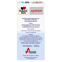 Doppelherz Omega-3 Konzentrat system, 120 st, Queisser Pharma GmbH & Co. KG
