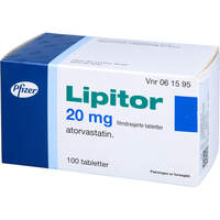 Lipitor 20 mg Filmtabletten, 100 st, Docpharm GmbH
