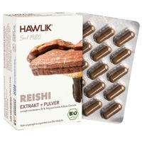REISHI EXTRAKT+Pulver Kapseln, 120 st, Hawlik Gesundheitsprodukte GmbH