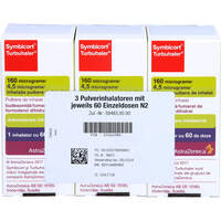 Symbicort Turbuhaler 160/4.5ug 60ED, 3 st, Emra-Med Arzneimittel GmbH