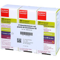 Symbicort Turbuhaler 160/4.5ug 60ED, 3 st, Emra-Med Arzneimittel GmbH
