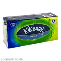 Kleenex Balsam Taschentücher, 12 × 9 Stück, Kimberly-Clark GmbH