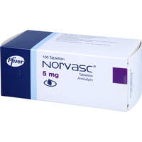 NORVASC 5mg Tabletten B, 100 st, Docpharm GmbH